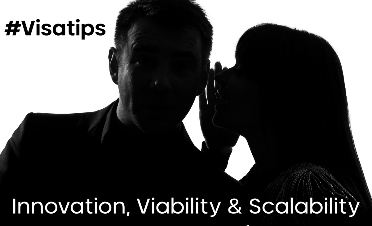 #Visatips - Innovation, Viability and Scalability Post feature image